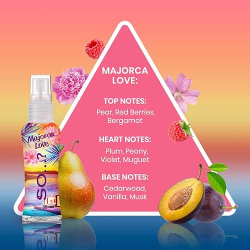 So…? Escapes Womens Gift Set, with Ibiza Dream, Bali Breeze, Mykonos Nights & Majorca Love, Fragrance Spray Set (4 x 50ml) — view 5