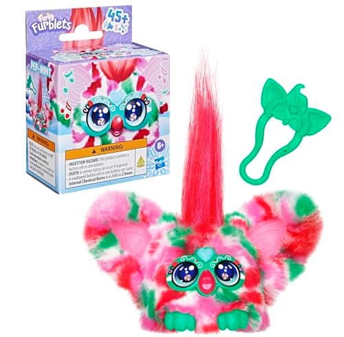 Hasbro Furby Furblets Pep-Mint Mini Plush Toy — view 3