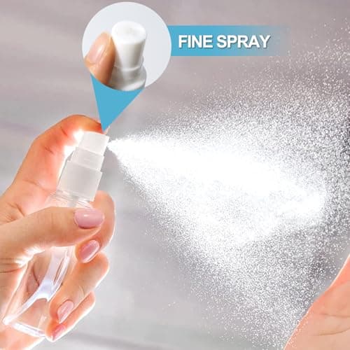 Redamancy 4pc Mini Travel Spray Bottles, 1.69oz/50ml Refillable Atomiser Containers for Cosmetic, Perfume — view 3