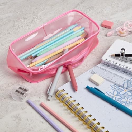 Soul Projekt Large Clear Pencil Case for Girls Back to School — view 2