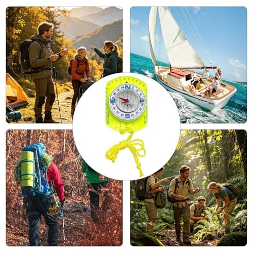 Hiking and Survival Navigation Equipment with a Neck Strap — view 5