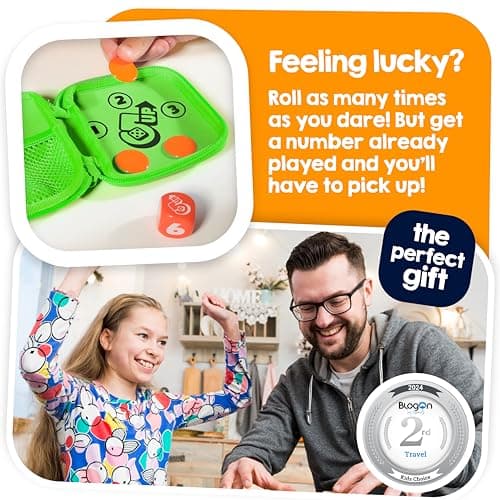 TOMY Games 5 Up - Addictive Travel Game - Fun Family Game for Kids and Adults - 2-4 Player - Push Your Luck Dice Games - For 5+ Year Olds - Family Trips and Birthday Gifts Idea — view 4