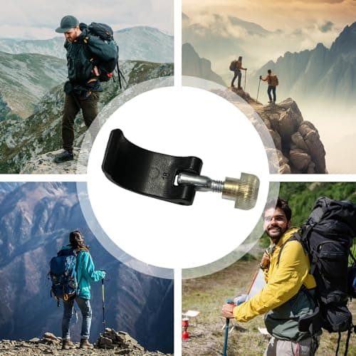 Replacement Hiking Stick Lock,Handle Lock for Walking Stick | Quick Release & Supplies for Climbing Camping Hiking Mountain — view 4