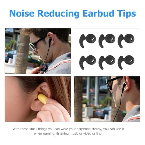 Homoyoyo Earphone Silicone Covers 20 Pack for Galaxy Water-Resistant Replaceable Earbud Tips for Workout — view 3