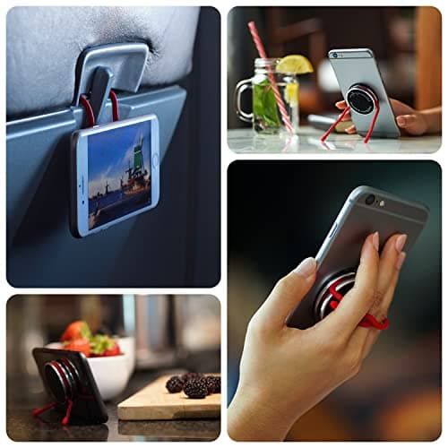 IMStick Classic Magnetic Phone Stand for Desk - 100 Ways to Use: Car Vent, Headrest, Golf Cart, Airplane, Stroller Phone Holder - Compatible with Smartphones and Tablets — view 6