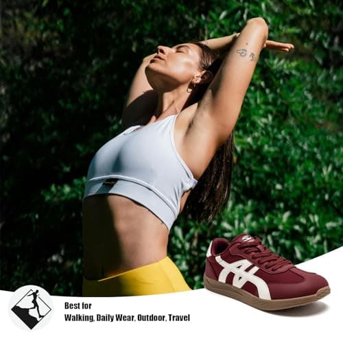 HOBIBEAR Women Barefoot Shoes, Men Wide Toe Box, Lightweight Trainers Red — view 6