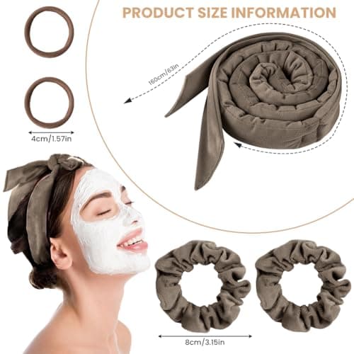 BUTBU Heatless Curlers Headband, 5PCS No Heat Hair-Curlers and Rollers — view 2
