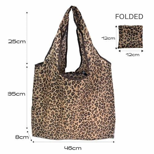ZXTGBQ Large Foldable Shopping Bag In Pouch, Reusable Ladies ShoppingBag, Recycled Grocery Bags, Lightweight Handbag, Eco Tote ShopperBag, Portability FoldableBags For Daily Use, Travel, Picnic — view 4