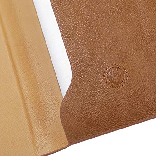 Laptop Sleeve Bag, PU Leather Protective Notebook Case Cover,Yellow,11 Inch Plus — view 4