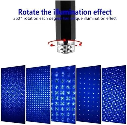 Opemg Blue USB Star Projector Night Light, Adjustable Romantic Starry Sky Projector, Portable Atmosphere Decorative Auto Roof Light for Various Occasions, Home Improvement, Wall Lights — view 4
