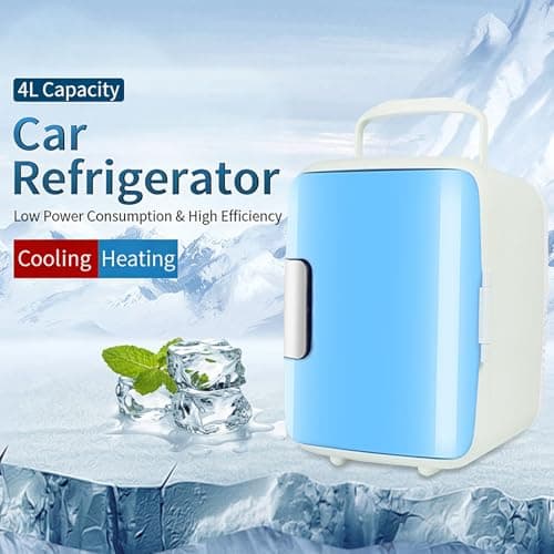 Fazvncv Small Car Chiller Warmer 8L Capacity ABS Construction Feature for Daily Commutes Compact Car Refrigerator — view 3