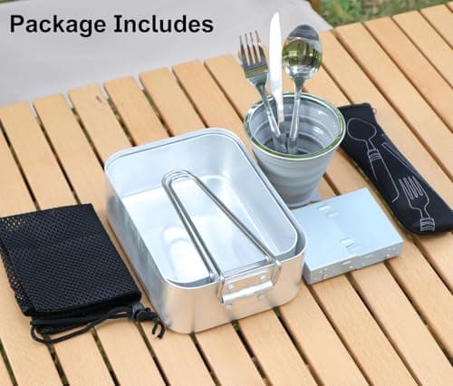 Camping Mess Tin,Mess Tins for Camping Suitable For Festivals & Outdoor — view 2