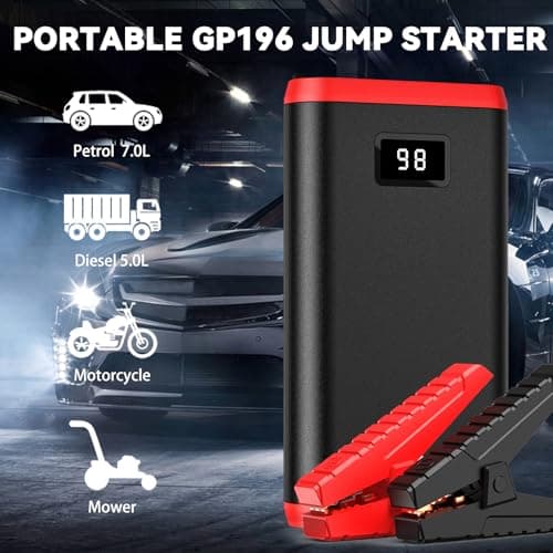 GREPRO 5000A Jump Starter Power Pack, up to 7.0L Gas, 5.0L Diesel — view 3