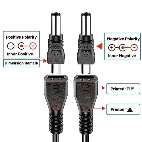 Multi Voltage Power Adapter, Reversible Polarity 30W Universal 3V 4.5V 5V 6V 7.5V 9V 12V Power Supply Adapter Charger for Keyboard Routers Speakers Pedals CCTV Cameras TV Box Audio — view 6