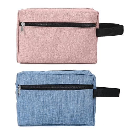 Toiletry Bags, 2pcs Travel Wash Bags, Handle, 16×22×7cm