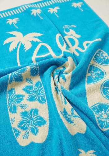 Large Egyptian Luxury Beach Towels For Adults 100% Cotton - Pack of 2 — view 4