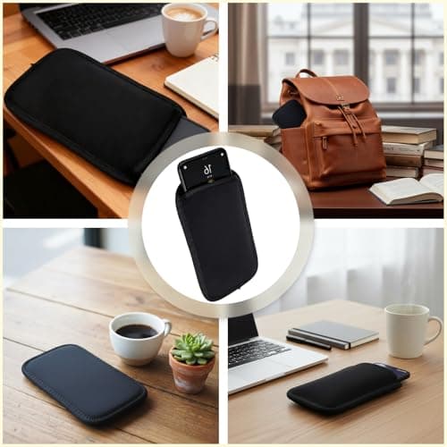 2PCS Phone Bag, Universal Neoprene Shockproof Pouch Sleeve Case for S23 Ultra, Note20 Ultra, S20 Ultra, Note10 Lite, A53 5G, 15 14 13 12 Pro Max, Soft Lightweight Waterproof Protection Bag — view 4