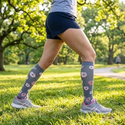 LEOSTEP Compression Socks 6 Pairs for Women Men, 20-30mmHg Support — view 2