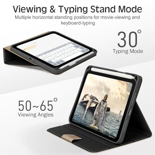 KingBlanc Case for iPad mini 7 (A17 Pro) 2024, mini 6 Beige — view 4