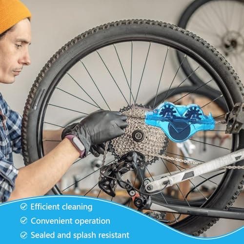 Chain Scrubber Bike Chain Washer Cleaning Brush Set — view 5