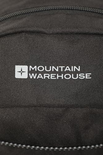 Mountain Warehouse Walklet 6L Rucksack - Reflective Details Casual Daypacks, Bottle Pockets Backpack, Bungee Cords Bag, Shoulder Straps - Best for Picnics, Outdoors Jet Black One Size — view 4