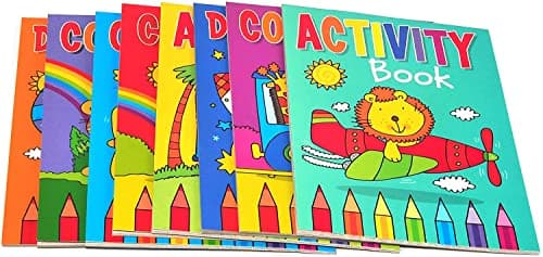 Sixstore Mini Colouring Books for Kids, A6, 8 Pack — view 3