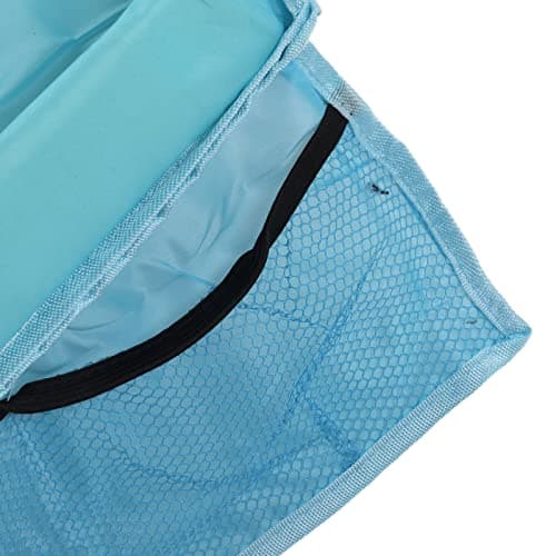 Kids Car Table Tray, Adjustable Storable Kids Travel Tray, Toddler Lap Desk Organizer for Toddler Travel (Sky Blue) — view 4
