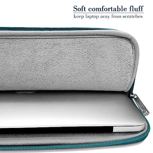 TECOOL 15.6 Inch Laptop Sleeve Protective Laptop Case 15.6 Inch,Teal — view 5