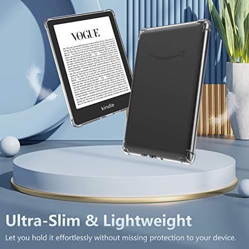 TQQ Case for 7" Kindle Paperwhite and Kindle Colorsoft, Clear — view 5