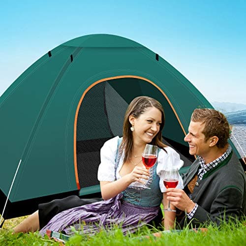 RISEPRO instant automatic pop up tent , 2 Person Lightweight Tent ,Waterproof Windproof, UV Protection , Perfect for Beach, Outdoor, traveling ,hiking ,camping, hunting, fishing, etc — view 6