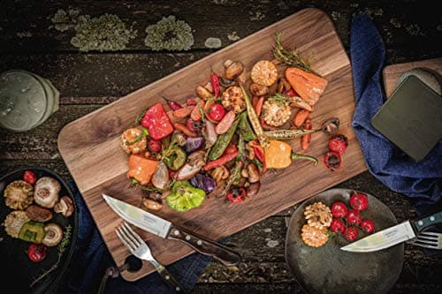 Tramontina 5” Jumbo Steak Knives, Sharp Knife with Wooden Handle, ‎Camping, Kitchen, Rustic, Dishwasher Safe (4 Pcs Knife Set) — view 5
