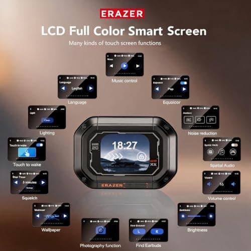 ERAZER XP6 AI Translation Earbuds Real Time, 2026 New AI 165 Languages Translator Ear buds, Wireless Bluetooth 6.0 Headphones, 4-in-1 Audifonos Traductores Inglés Español for Travel Meeting Learning — view 2