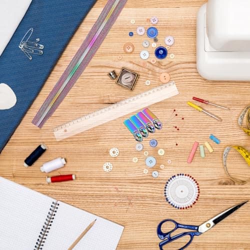 Nylon Coil Zipper Tape with 10 Detachable Pulls, DIY Sewing Kit — view 5