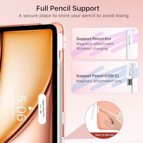 MoKo for iPad Air 13-Inch Case (M4/M3/M2) 2026/2025/2024 with Pencil Holder — view 6