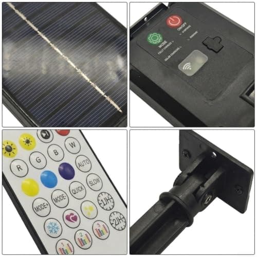 Vasiumic Remote‑Controlled Solar Lantern, Rechargeable Camping forlight — view 6
