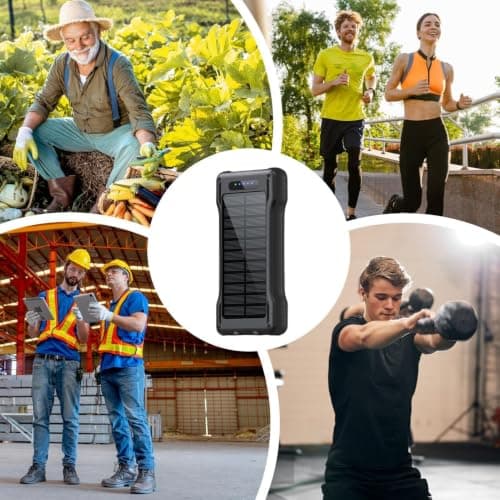 Solar Power Bank 10000mAh - Fast Charge | Waterproof, Flashlight — view 5