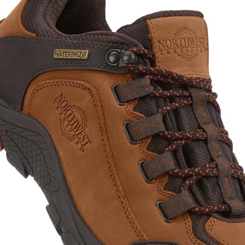 Northwest Territory Corbett Men's Leather Walking Shoes, Brown, Size 13 — view 5
