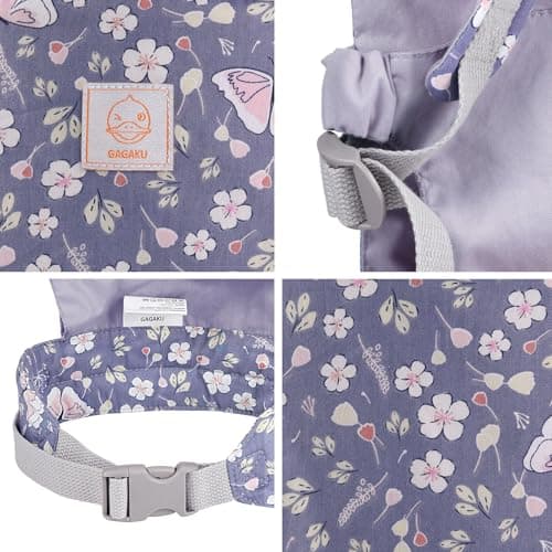 GAGAKU Baby Doll Carrier for Kids, Baby Carrier for Dolls, Reborn Baby Dolls Accessories, Doll Carriers with Adjustable Straps for Little Girls, Blue - Butterfly — view 6