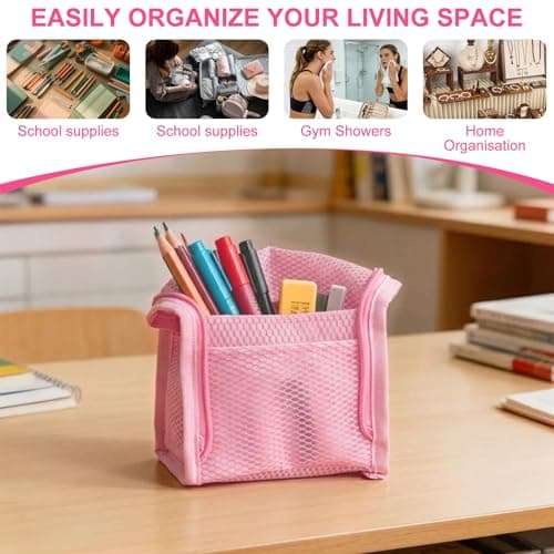 Toothbrush Travel Bag with Stand-Up Design, Lightweight Toiletry Organizer — view 5