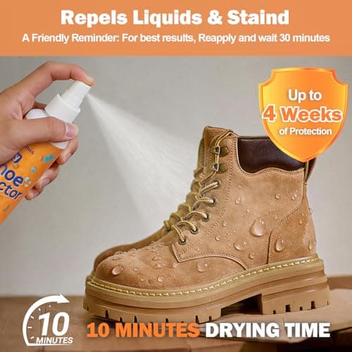 Viomis Shoe Protector Spray - Professional Waterproof & Stain Guard — view 3