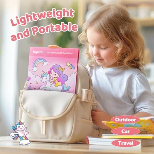 JoyCat Paint with Water Coloring Books for Toddlers (Pink) — view 6