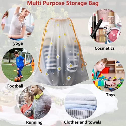 GAOHAN 28 Pcs Shoe Bags Multifunctional Storage Bags Travel Shoe Bag(Daisy) — view 3