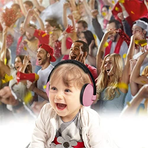 YANKUIRUI Ear Defenders Baby Noise cancelling headphones For Age 0 To 3 Years Toddlers at Plane, Firework, Concert, Cinema Pink — view 6