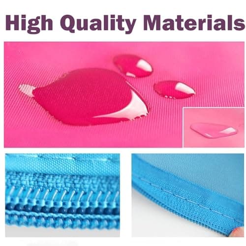PRVCFZ 4Pcs Washbag, Kids Wash Bags, Multicolour, Foldable Travel Toiletry Bags, Ideal for Travel, Gym, Camping — view 3