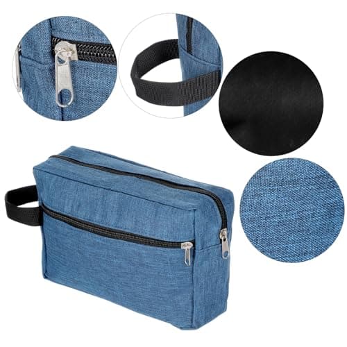 Pafeooui 8 Pack Travel Toiletry Bag, Water Resistant Portable Makeup Cosmetic Organizer Pouch Shaving Bag With Large Capacity For Men Women, 4 Colors — view 3