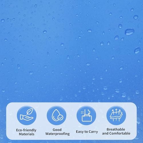 QHFlashbuy Kids Waterproof Rain Poncho,Portable Raincoat Rain,Reusable EVA Rain Poncho Toddler Rain Cape for Girls Boys with Hoods for Camping,Hiking Travel,Amusement Parks — view 6