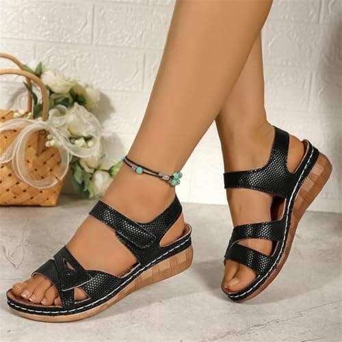 Womens Plantar Fasciitis Orthotic Sandals with Arch Support — view 6