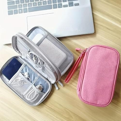 Bojiwavawd Charger Cable Organiser Bag, Cable Organiser Travel Essentials — view 4