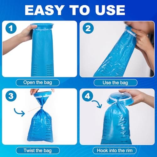 28 PCS Sick Bags for Car Travel Sickness Bags Leakproof Vomit Bags 1000 ML — view 4