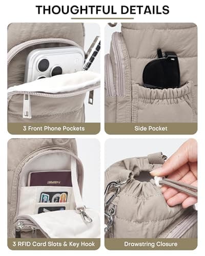 Water Bottle Holder with Strap, 40/32 oz Crossbody Bottle Carrier Bag — view 6